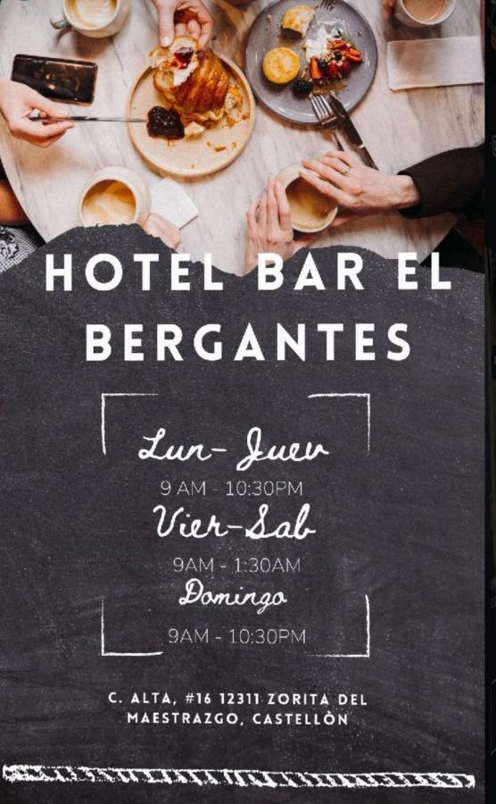 Hotel El Bergantes Zorita del Maestrazgo Kültér fotó